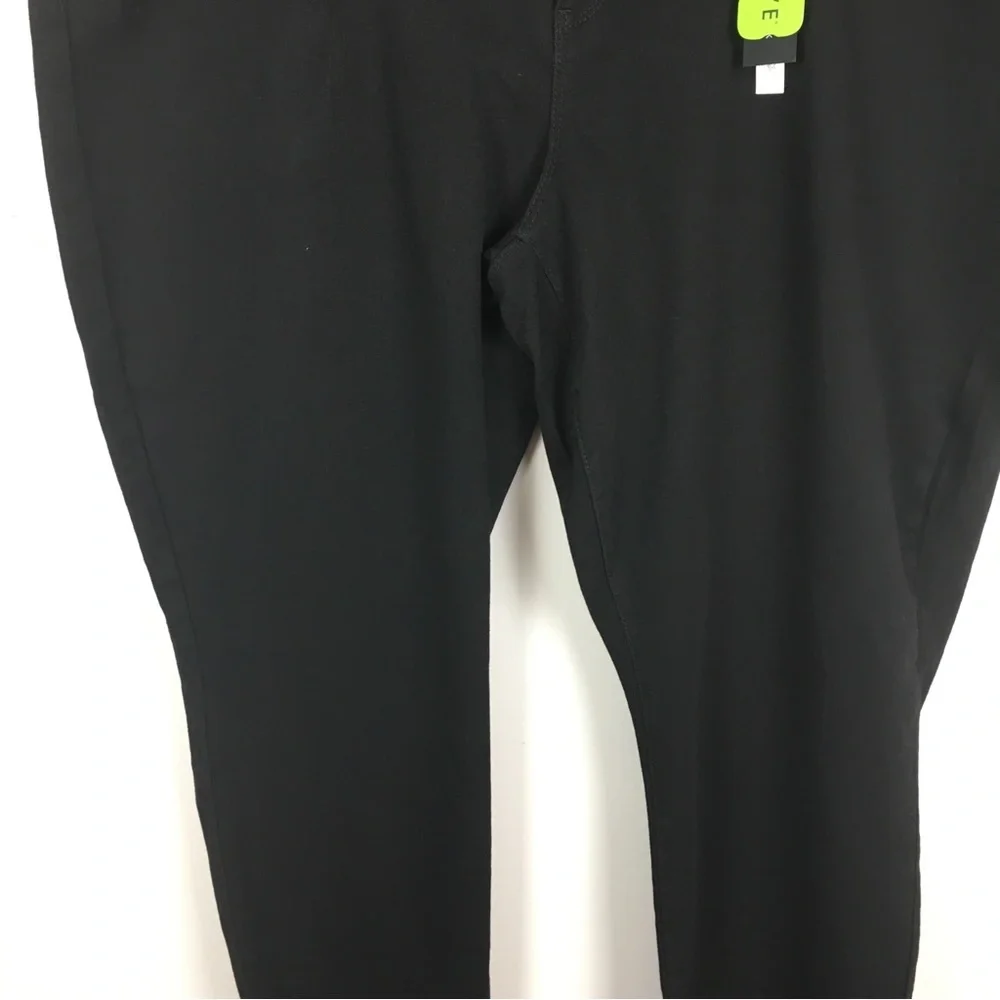NWT Jones New York Repreve Black Jeans Sz 22W Stretch Skinny Eco Friendly Goth - Picture 5 of 13